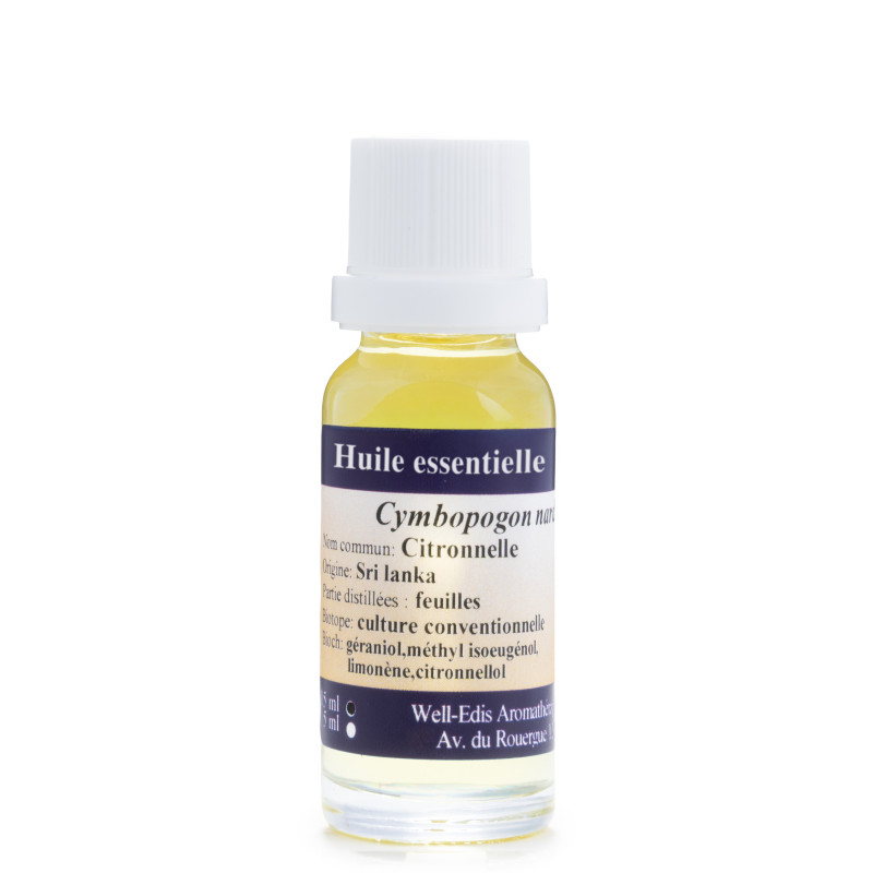 Huile Essentielle de Citronelle de Ceylan