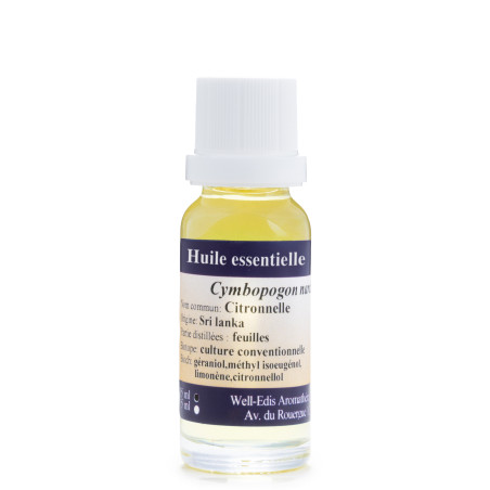 Huile Essentielle de Citronelle de Ceylan
